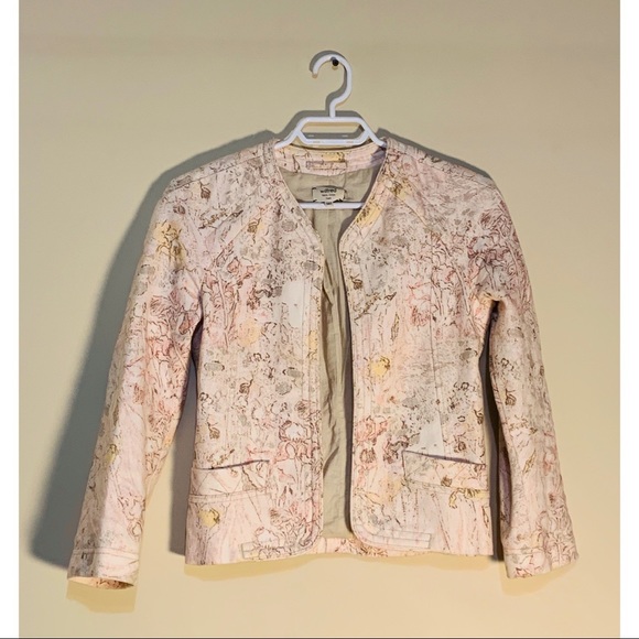 Wilfred Floral Blazer, 100% Linen